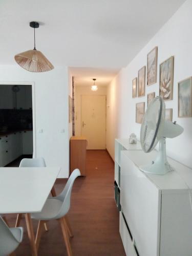 Et opholdsområde på Appartement Mios