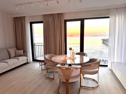 Χώρος καθιστικού στο Baltic Infinity Resort&Spa Apartament Dworek