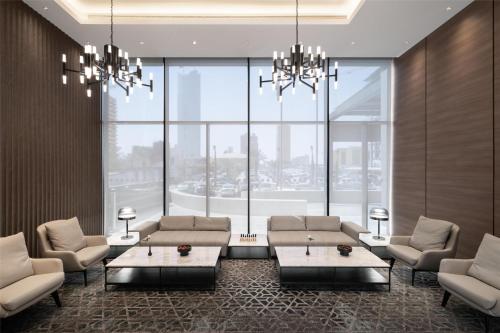 Posezení v ubytování Radisson Blu Hotel, Riyadh Al Sahafa