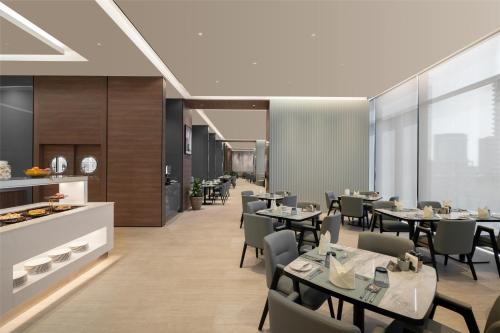 Posezení v ubytování Radisson Blu Hotel, Riyadh Al Sahafa