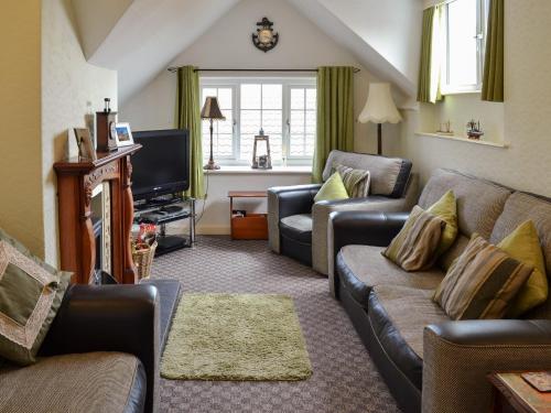 Et opholdsområde på Holbeck Apartment