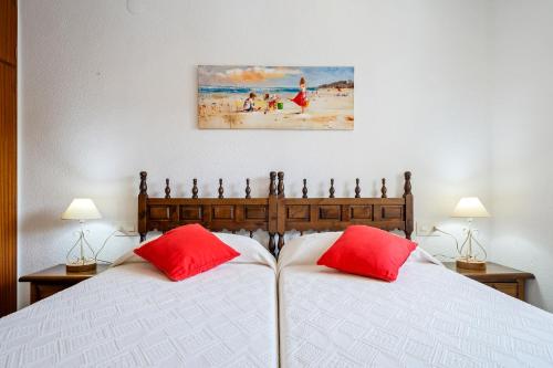 Postel nebo postele na pokoji v ubytování Playa Dorada B106