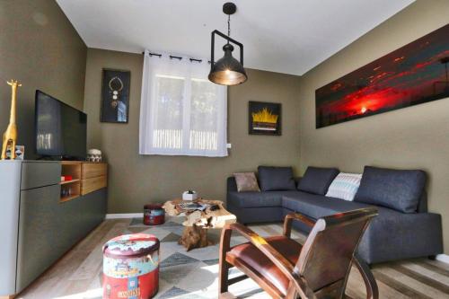 Villa Afrique du Sud - Domaine Le Sherwoodにあるテレビまたはエンターテインメントセンター