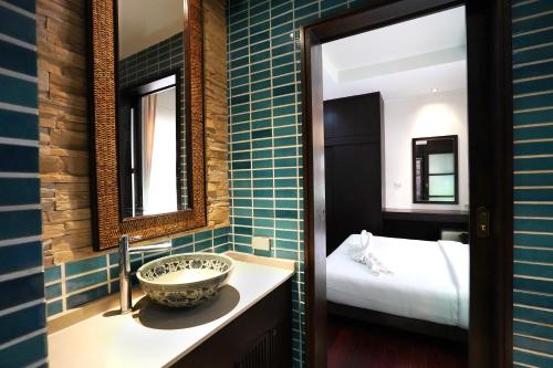 Ένα ή περισσότερα κρεβάτια σε δωμάτιο στο 2Bed Condo Seaview Koh Chang