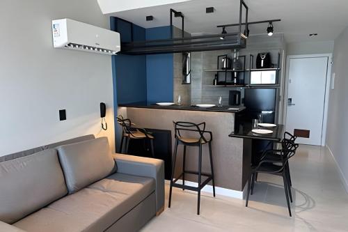 Una cocina o zona de cocina en Loft Refugio Azul - 307