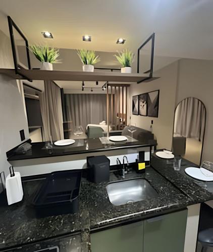 Η κουζίνα ή μικρή κουζίνα στο Loft Brisa - 106