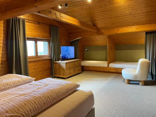 Μια τηλεόραση ή/και κέντρο ψυχαγωγίας στο Kronplatz Ski Lodge