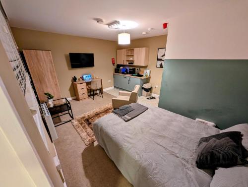 Gallery image of Private studio kitchenette & ensuite in Hartlepool