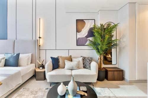 Upscale Studio near Dubai Hills Mall with Pool & Gym