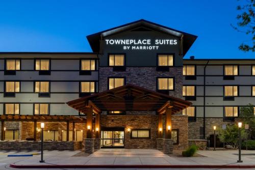 a building with a sign that reads towerknife suites by marriott at TownePlace Suites by Marriott Albuquerque North in Albuquerque