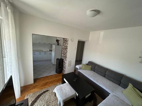 Χώρος καθιστικού στο Apartman Papac