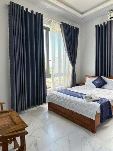 Cama o camas de una habitación en Khách sạn ĐẢO LÝ SƠN- AN DUYÊN