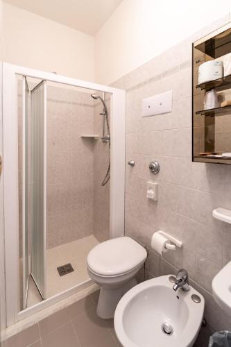 Koupelna v ubytování Hotel Souvenir