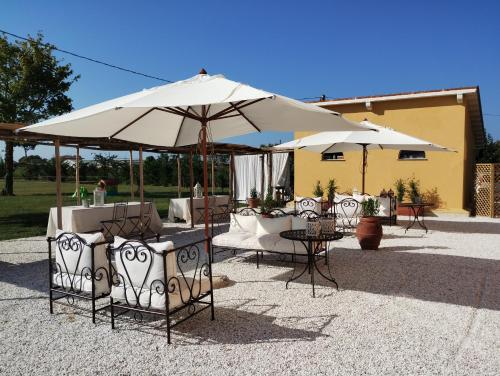 Kawasan patio atau luaran di Podere il Cavallo Blu