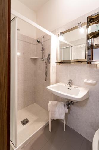 Koupelna v ubytování Hotel Souvenir