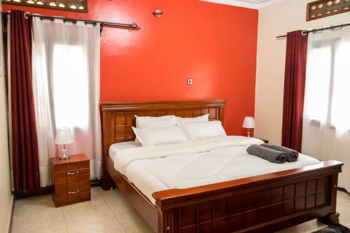 Кровать или кровати в номере AILAS RETREAT , LUXURIOUS Apartment