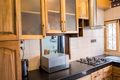 Кухня или мини-кухня в AILAS RETREAT , LUXURIOUS Apartment
