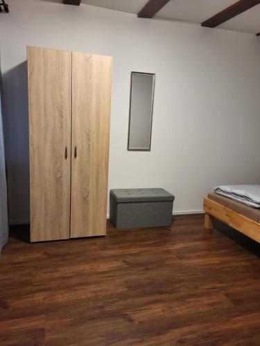 Una cama o camas en una habitación de Rustico Apartment in Emmetten