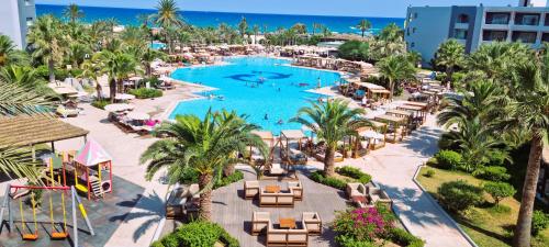 an aerial view of a resort with a swimming pool at Sentido Marillia Resort & Spa in Hammamet