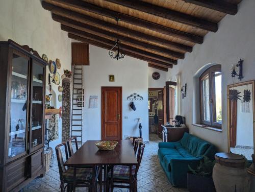Posezení v ubytování Casa Aloe nel cuore della sicilia