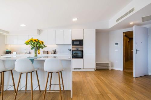 Kuchyň nebo kuchyňský kout v ubytování The Shoreline 5 by Portugal Portfolio