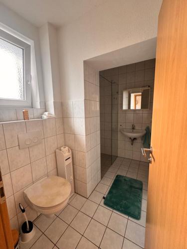 Koupelna v ubytování Iserlohn Ferienwohnung und Monteure