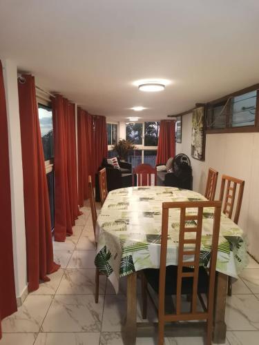 Posezení v ubytování Feunteun Veur