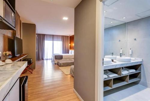 Ένα μπάνιο στο Gran Paradiso Resort Campos do Jordão