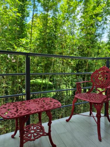HOTEL EL PAN NUESTROにあるバルコニーまたはテラス