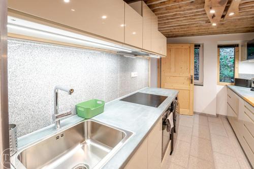Kuchyň nebo kuchyňský kout v ubytování Silbersberg Cottage