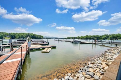 a view of a lake with a dock at The Pointe - Serenity Shores - 3204 in Huddleston