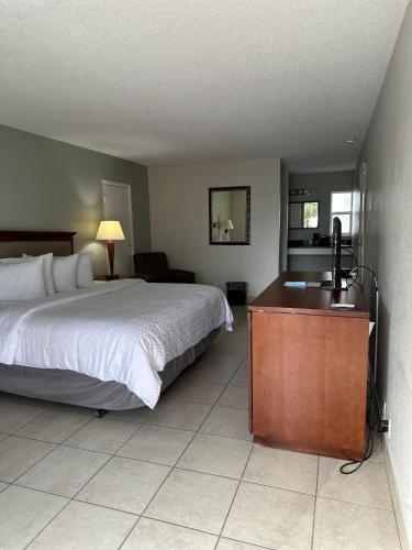 Katil atau katil-katil dalam bilik di Clearwater Suites