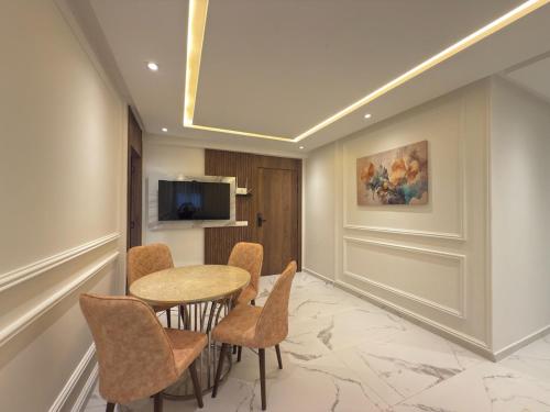 Μια τηλεόραση ή/και κέντρο ψυχαγωγίας στο Appartement chic Rabat
