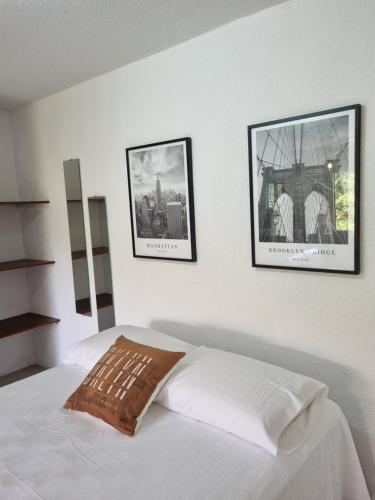 Postel nebo postele na pokoji v ubytování Apartaestudios Zona Norte Vipasa Cali