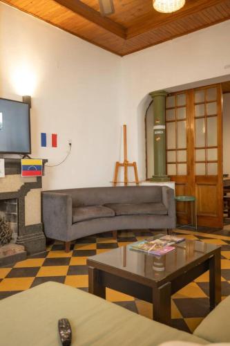 Χώρος καθιστικού στο Coliving en Junin Habitacion Cuadruple en Hostel
