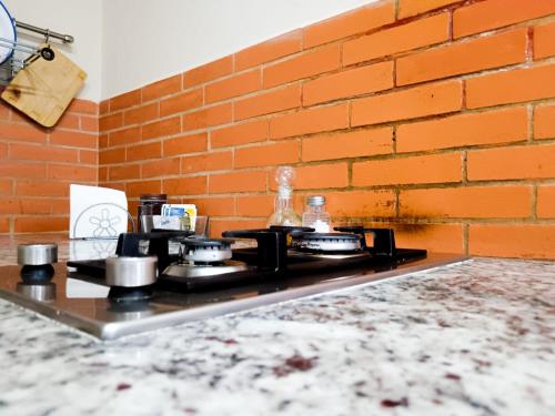 Kuchyň nebo kuchyňský kout v ubytování Yellow breeze loft, Paseo Durango