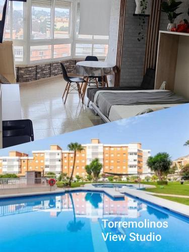 TORREMOLINOS VIEW STUDIO, VISTA MAR Y PISCINA