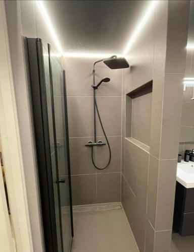 Bilik mandi di Basement apartment