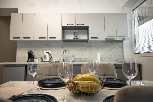 Η κουζίνα ή μικρή κουζίνα στο Central Soul Suites