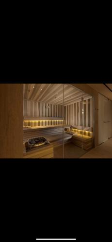 a view of a room with two beds in it at Emmanuel suits in Eilat