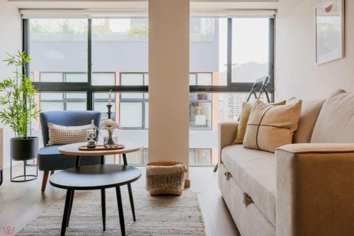 Χώρος καθιστικού στο Appealing 1BR Comfy apartment in Surco