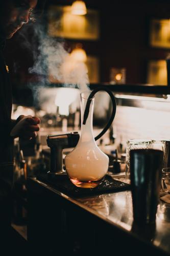 a tea kettle is sitting on a counter top at Sofitel Queenstown Hotel & Spa in Queenstown