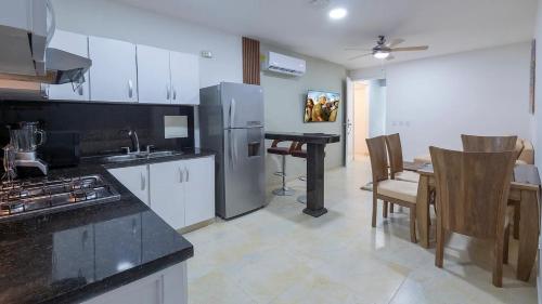 Dapur atau dapur kecil di Miami Hotel Cartagena - Luxury Apartments