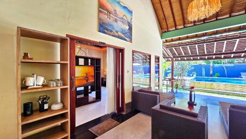 Bazén v ubytování Kies Villas Lombok nebo v jeho okolí