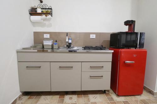 Dapur atau dapur kecil di Estúdio IV - Franco da Rocha