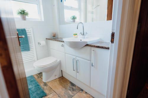 Et badeværelse på Edith Cottage, Saundersfoot