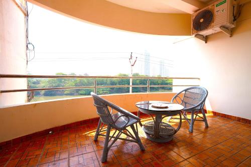 Balkón nebo terasa v ubytování Greencoconutresort