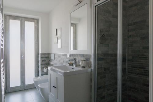 Ένα μπάνιο στο Tenuta Mongiardino