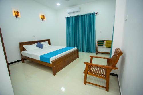 Ένα ή περισσότερα κρεβάτια σε δωμάτιο στο Azure Skies Luxury rooms and Apartments