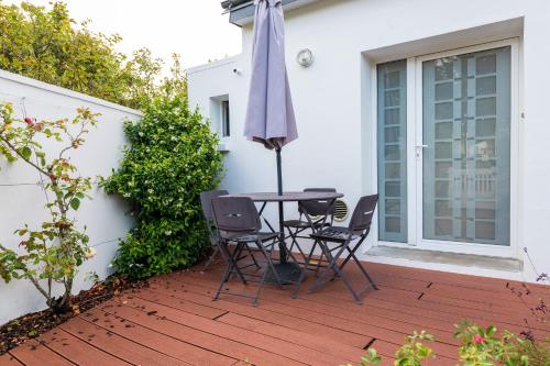 Patio nebo venkovní prostory v ubytování Chambres D'hôtes La Trinité-sur-mer